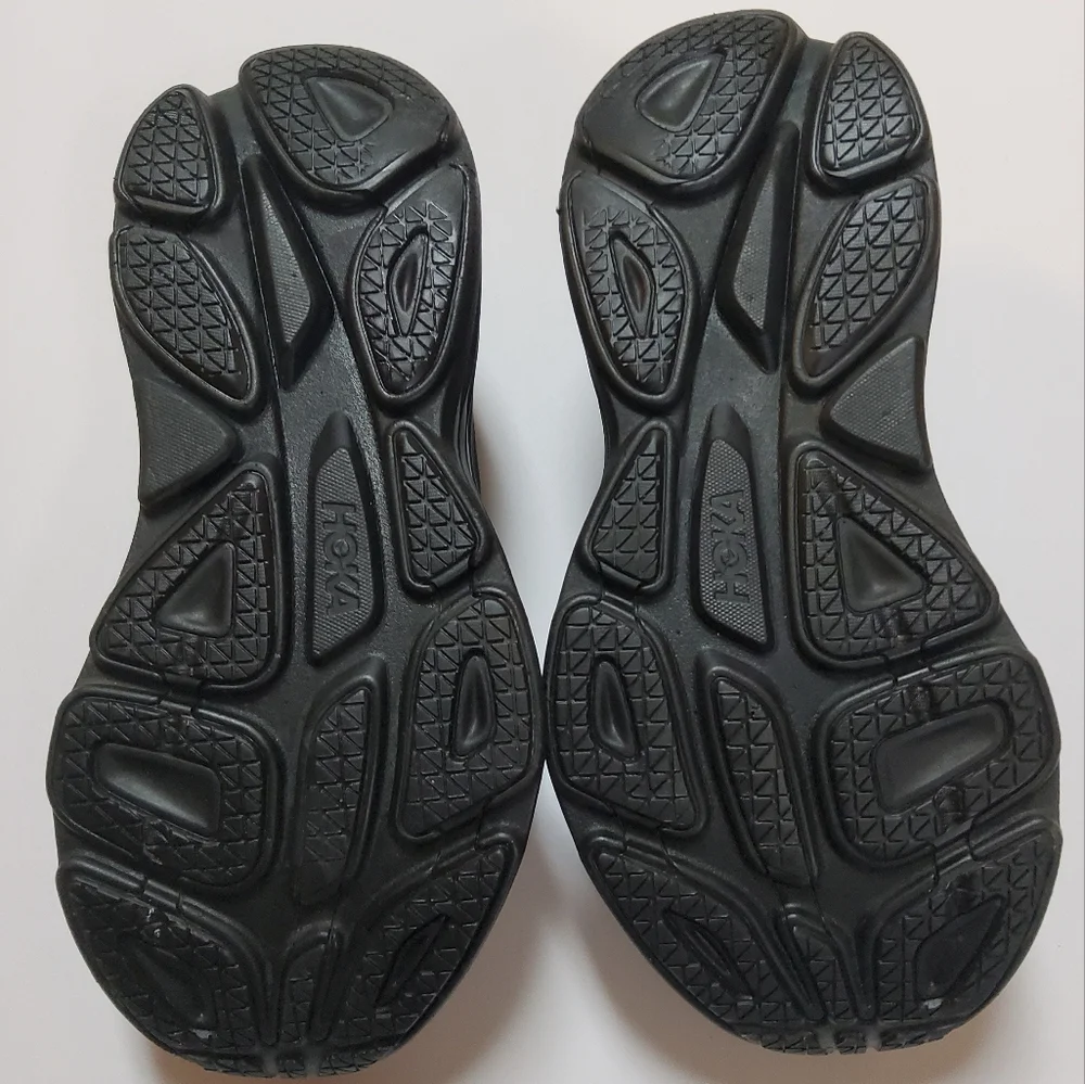Hoka One One W Bondi 8 9.5B Black Running Shoes 1127952 BBLC - Picture 5 of 8